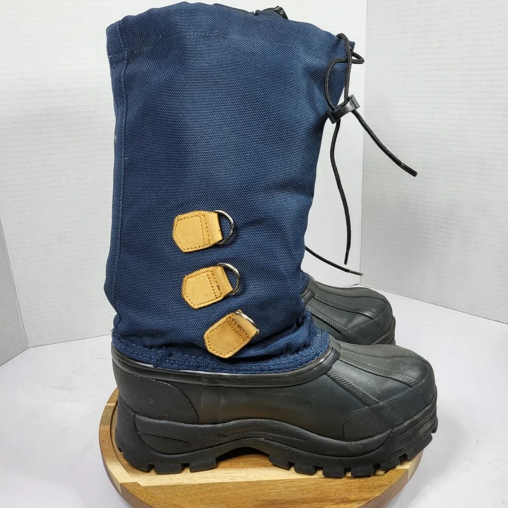 LaCrosse‎ Women Vintage Y2K Navy Blue Waterproof Pac Winter Snow Boots Size 6